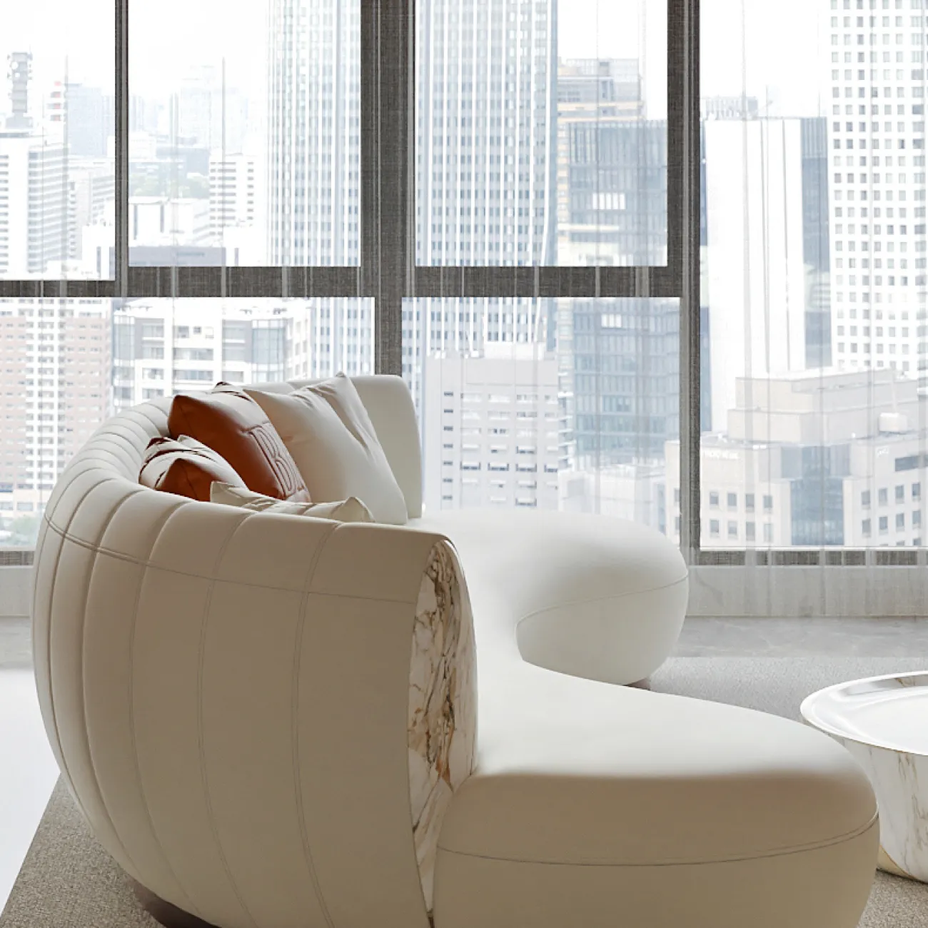 Роскошный кожаный диван MSS 37353-29 Роскошный кожаный диван MSS 37353-29