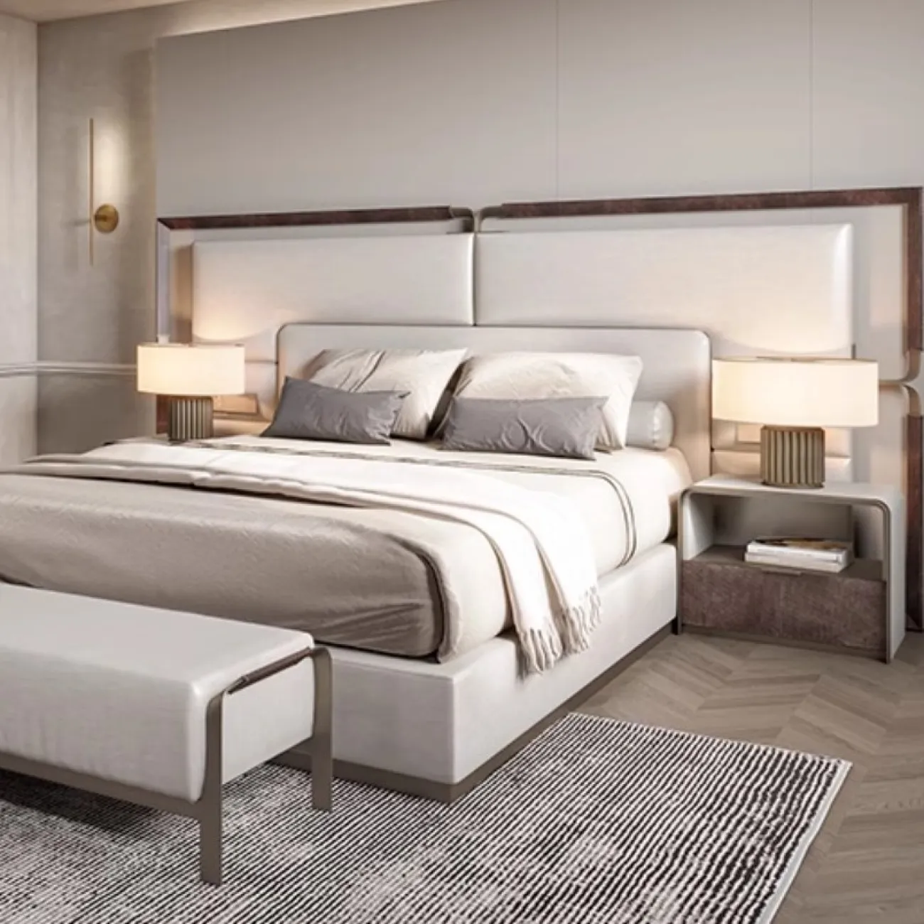 Очаровательная модная прикроватная тумбочка MSS 37356-29