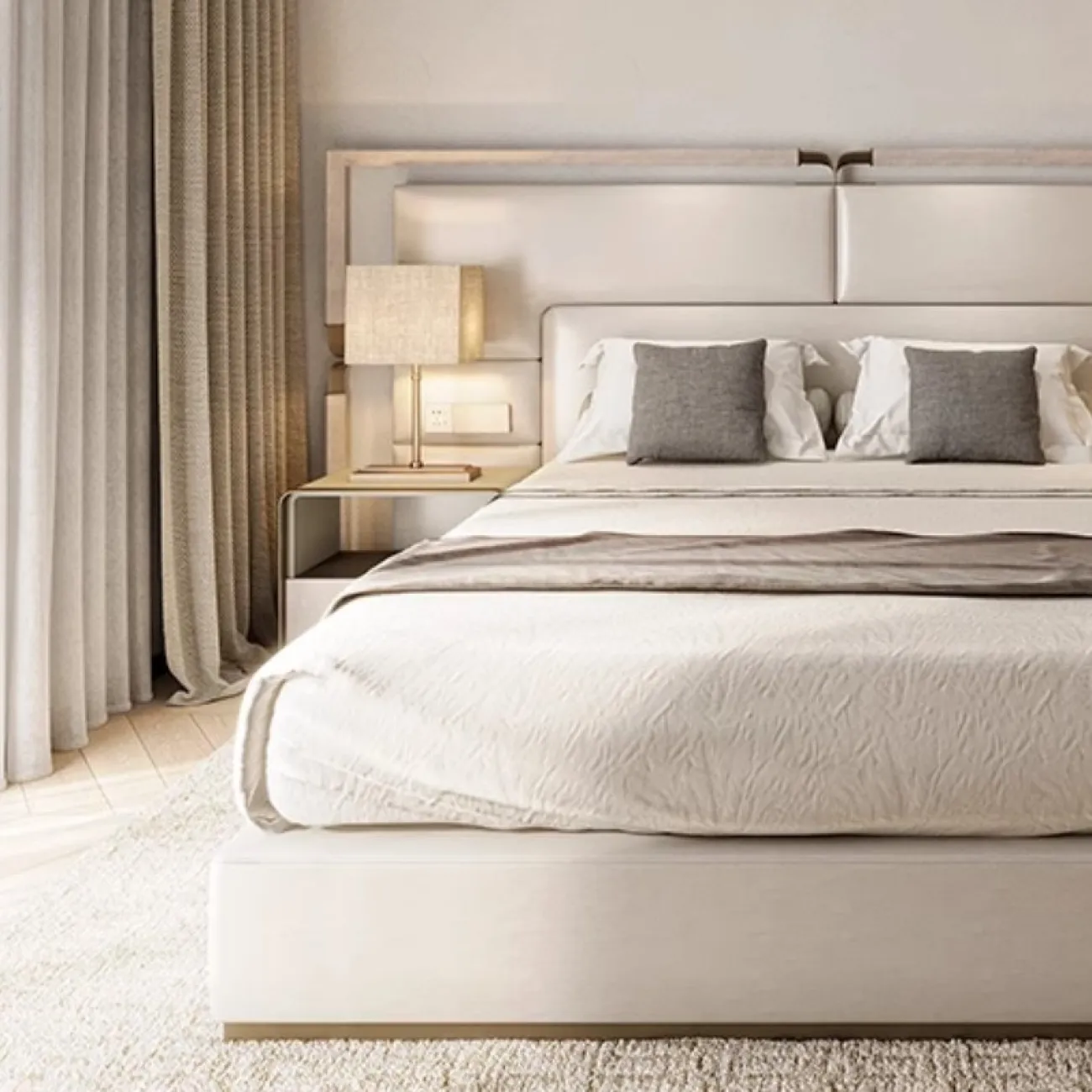 Очаровательная модная прикроватная тумбочка MSS 37356-29