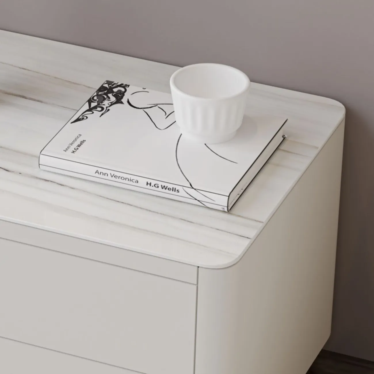 Роскошный мраморный прикроватный столик MSS 37357-29 Роскошный мраморный прикроватный столик MSS 37357-29