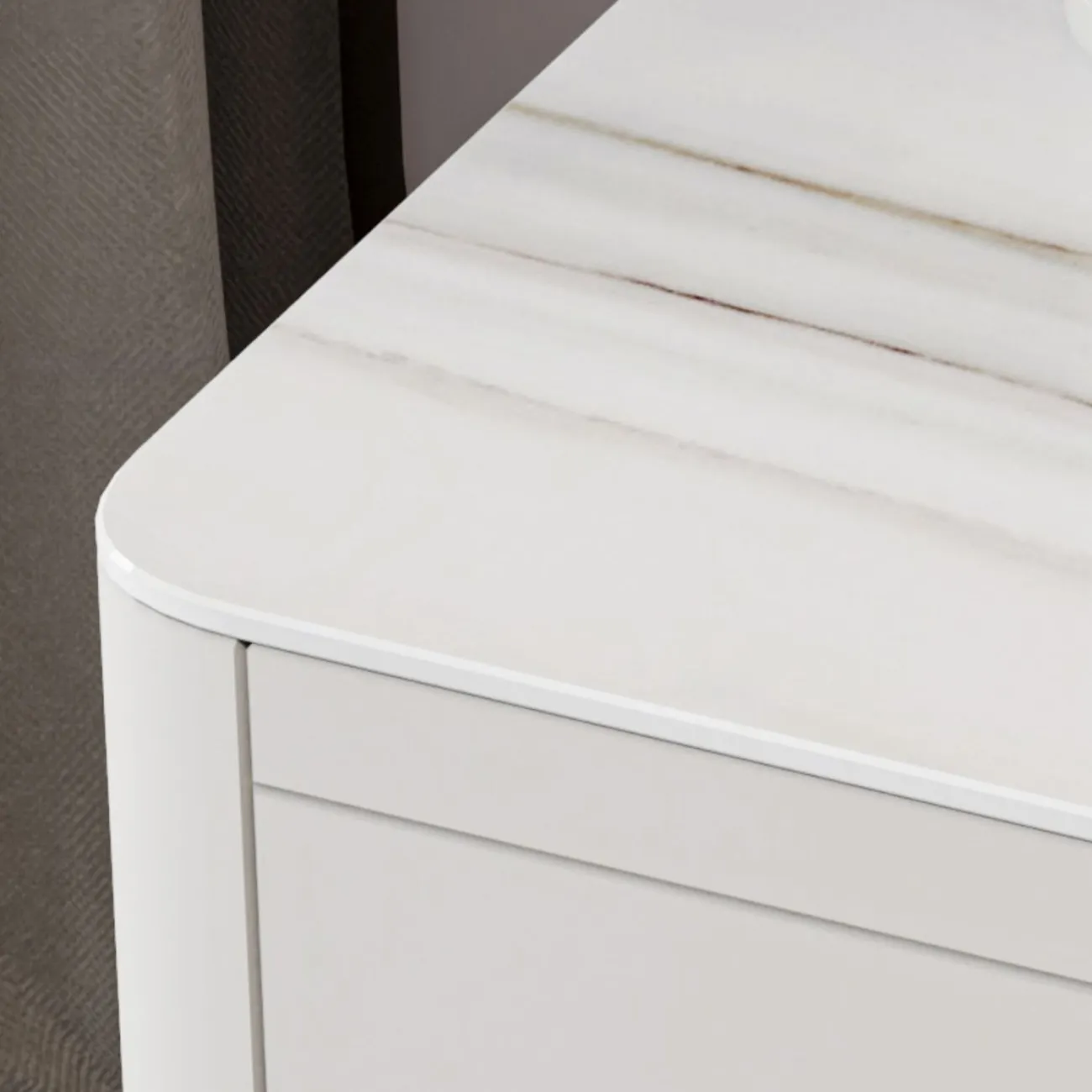 Роскошный мраморный прикроватный столик MSS 37357-29 Роскошный мраморный прикроватный столик MSS 37357-29