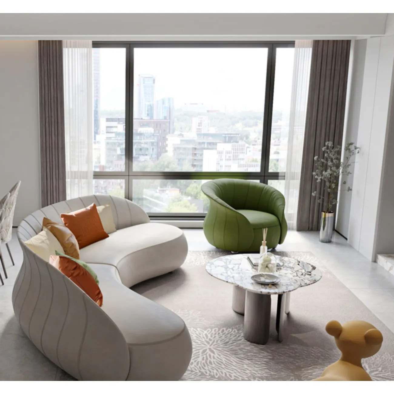 Очаровательный модный роскошный диван MSS 37358-29