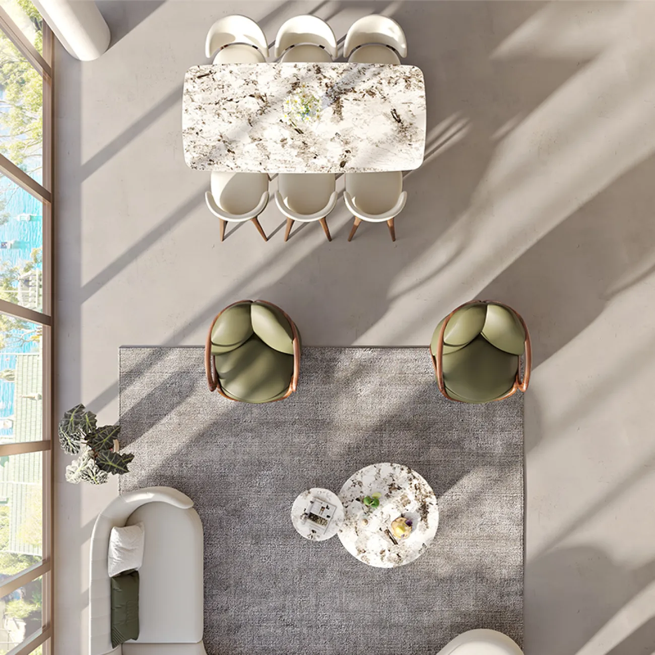 Роскошный круглый журнальный столик из натурального мрамора MSS 37359-29 Роскошный круглый журнальный столик из натурального мрамора MSS 37359-29