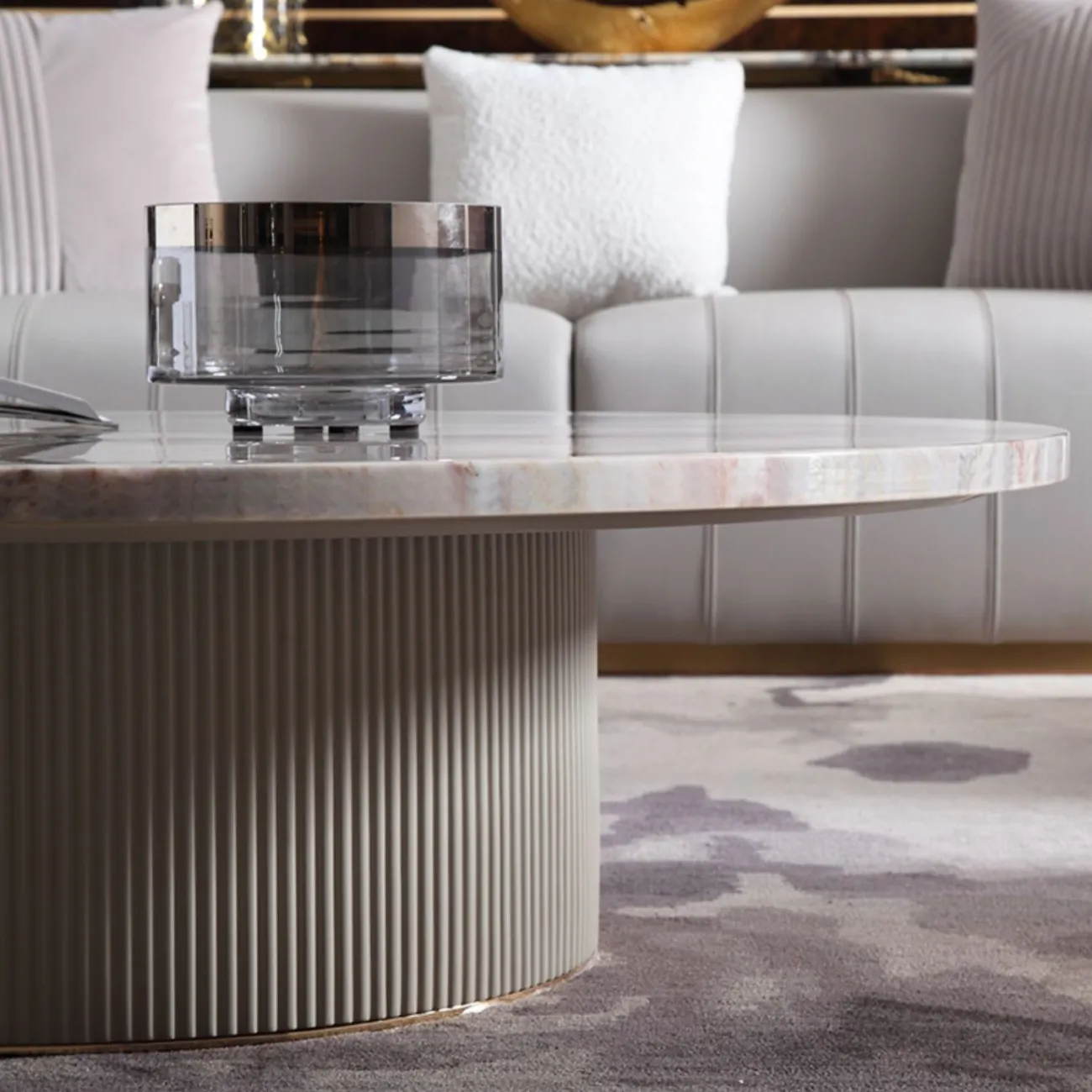 Журнальный столик из импортного натурального мрамора MSS 37362-29