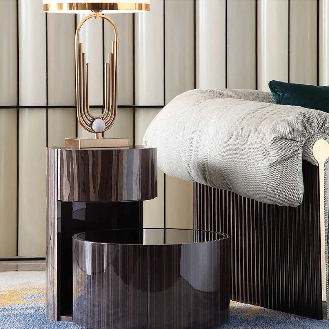 Модный журнальный столик из натурального мрамора высокого класса MSS 37363-29