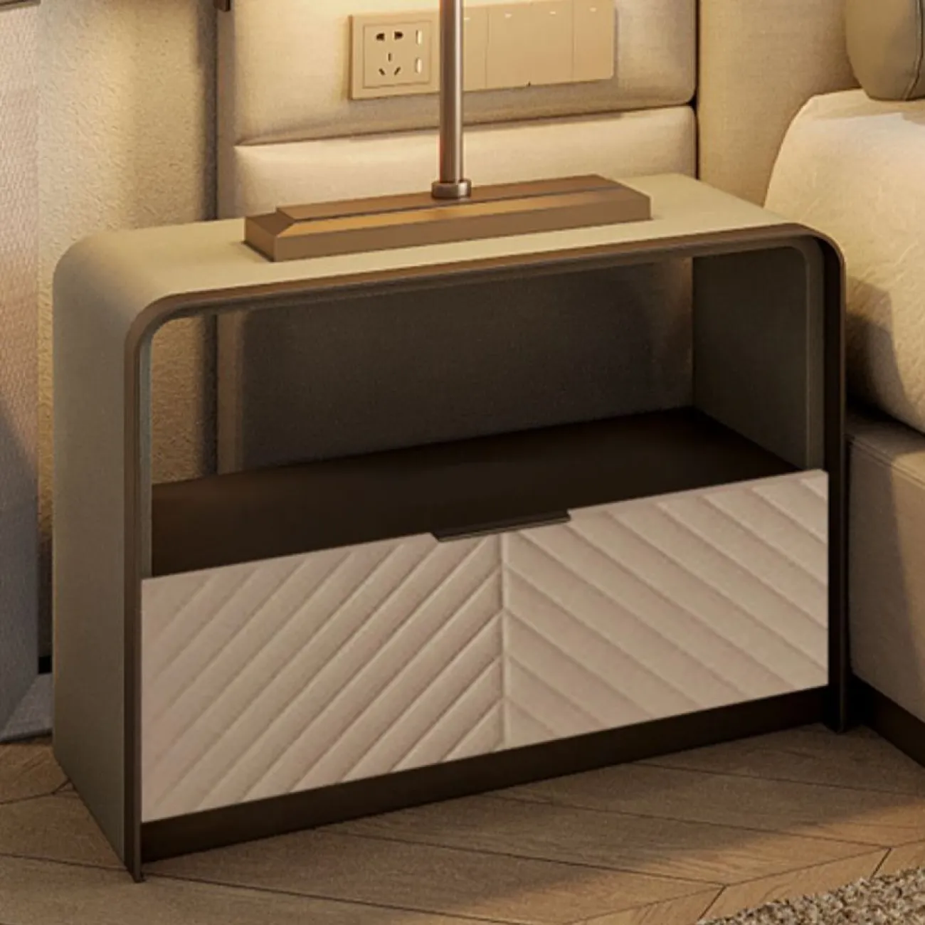 Роскошная прикроватная тумбочка в итальянском стиле MSS 37364-29