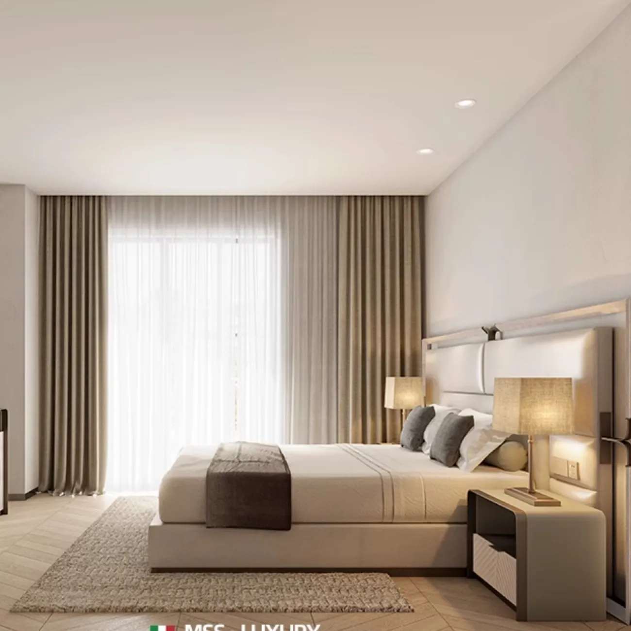 Роскошная прикроватная тумбочка в итальянском стиле MSS 37364-29