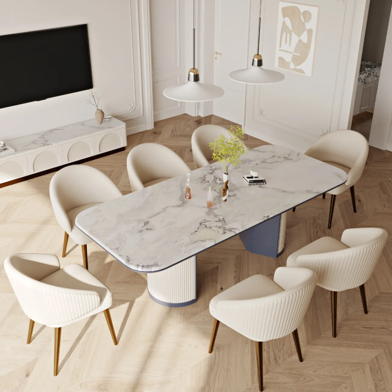 Легкое роскошное обеденное кресло MSS 37365-29 Легкое роскошное обеденное кресло MSS 37365-29