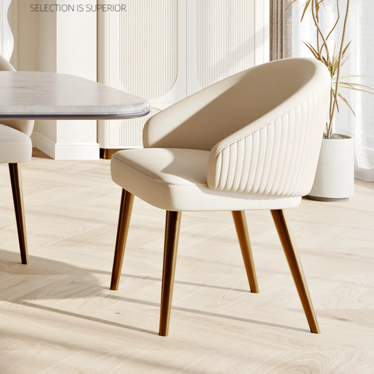 Легкое роскошное обеденное кресло MSS 37365-29 Легкое роскошное обеденное кресло MSS 37365-29