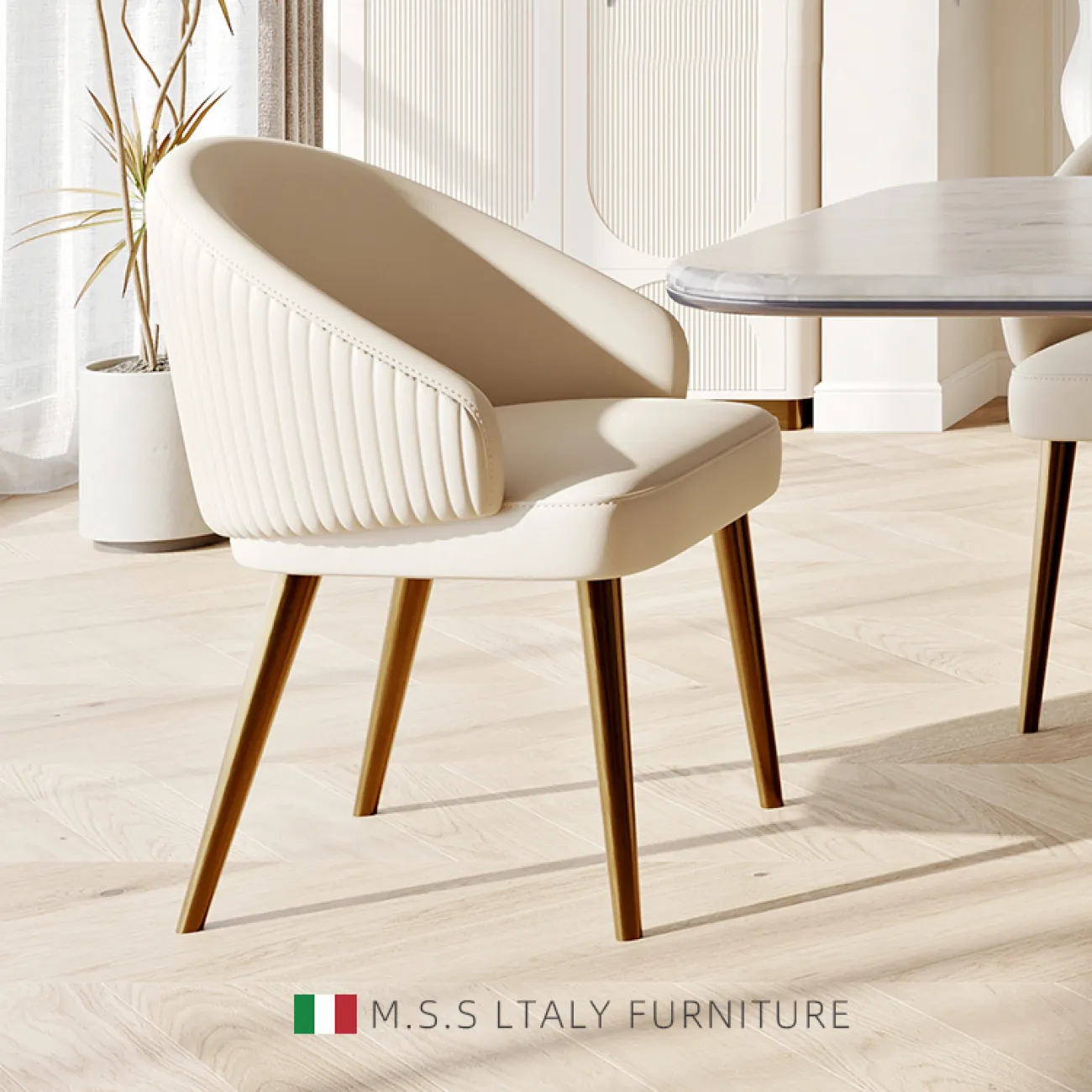 Легкое роскошное обеденное кресло MSS 37365-29 Легкое роскошное обеденное кресло MSS 37365-29