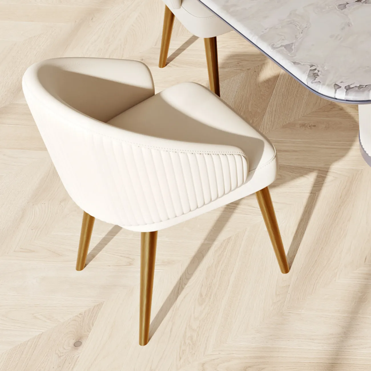 Легкое роскошное обеденное кресло MSS 37365-29 Легкое роскошное обеденное кресло MSS 37365-29