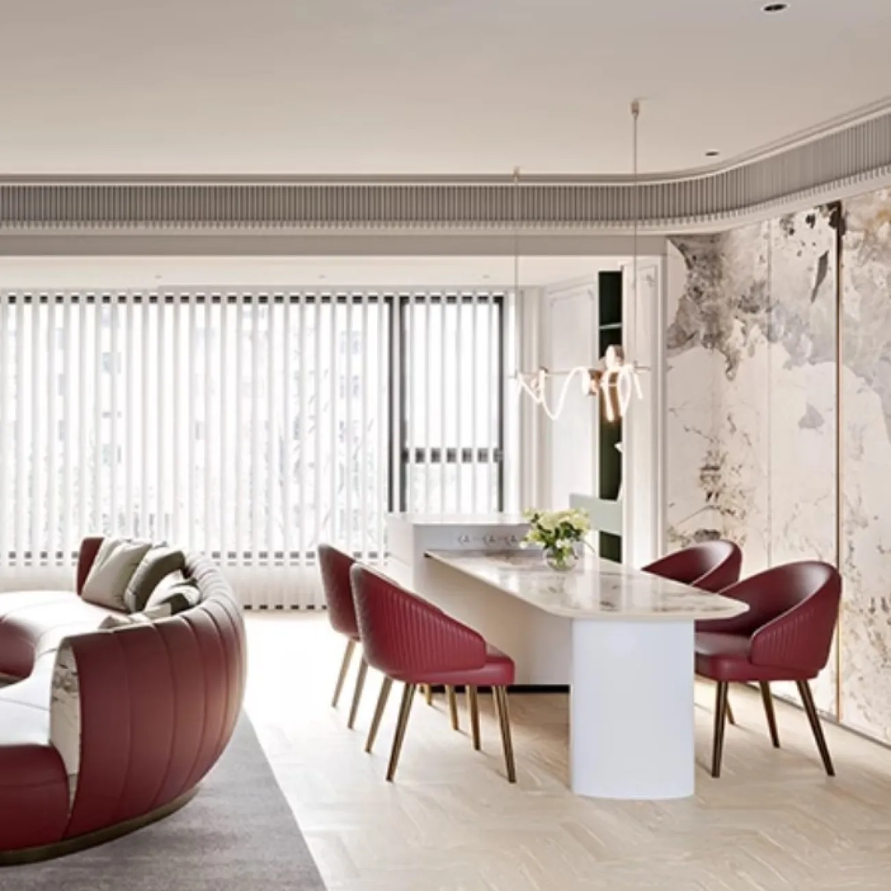 Легкое роскошное обеденное кресло MSS 37365-29 Легкое роскошное обеденное кресло MSS 37365-29