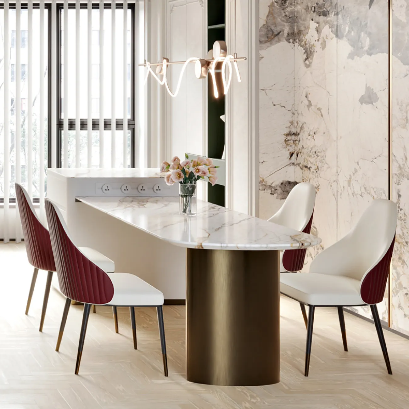 Роскошный обеденный стул MSS 37366-29