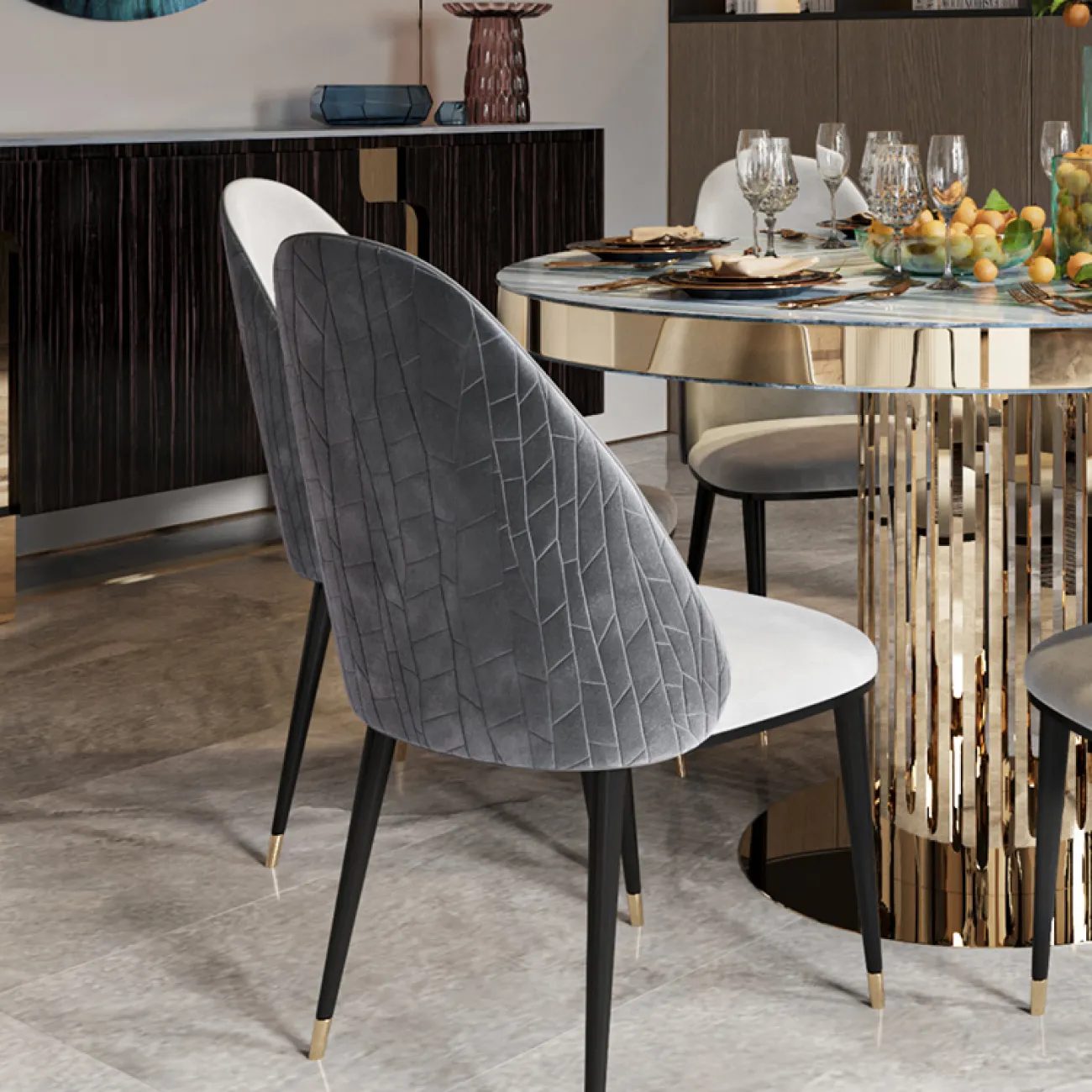 Роскошный обеденный стул MSS 37366-29