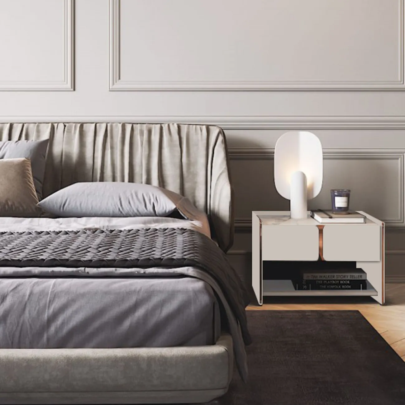 Современная прикроватная тумбочка MSS 37367-29