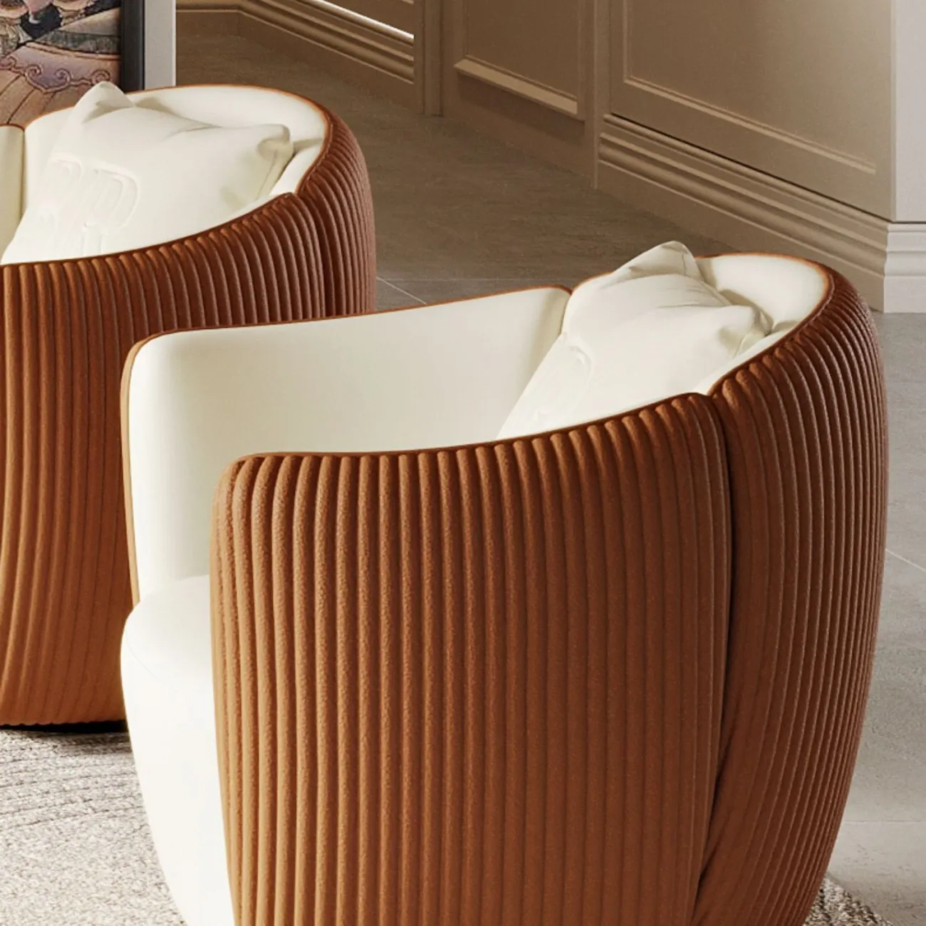 Роскошное дизайнерское кресло для отдыха MSS 37369-29