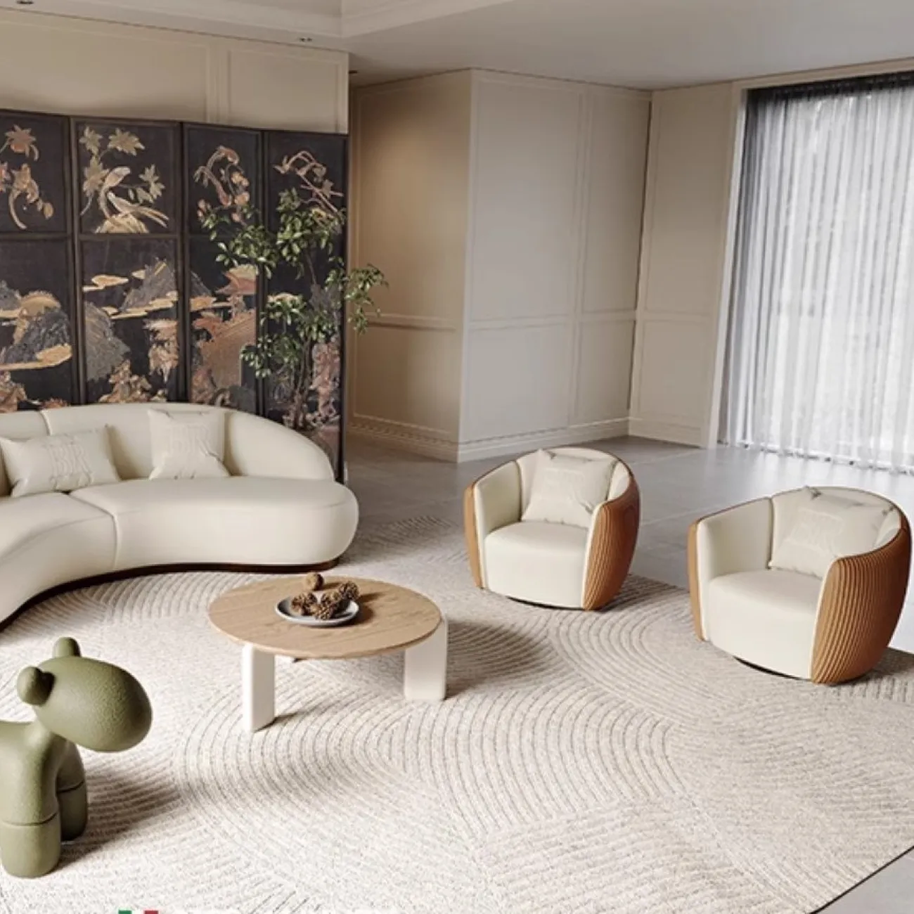 Роскошное дизайнерское кресло для отдыха MSS 37369-29