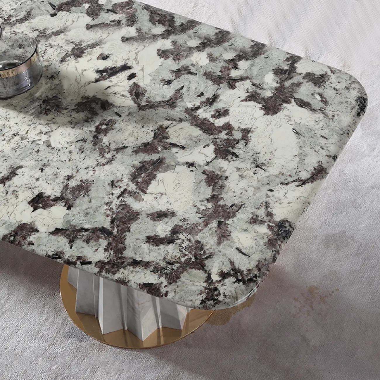 Роскошный обеденный стол из натурального мрамора MSS 37371-29