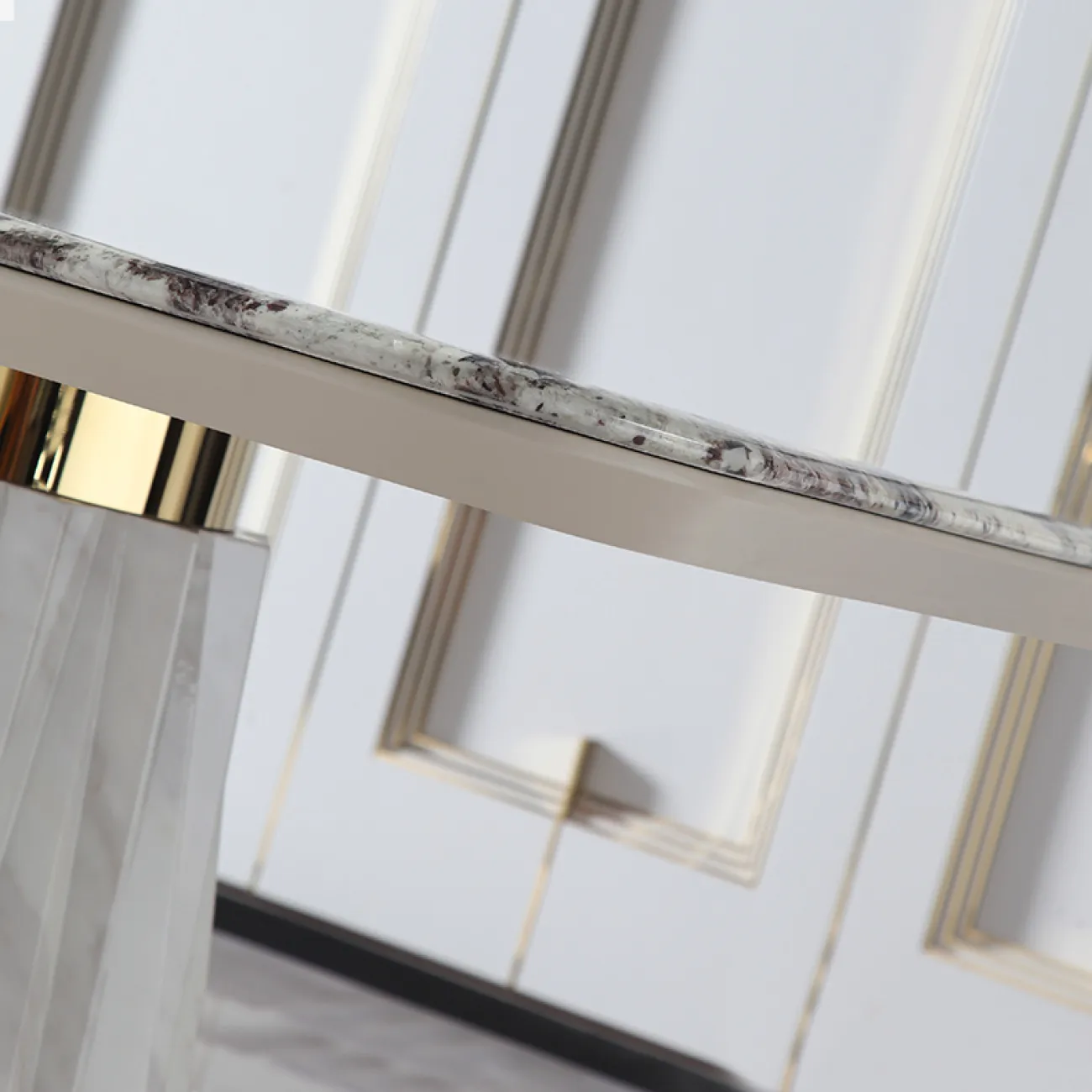 Роскошный обеденный стол из натурального мрамора MSS 37371-29