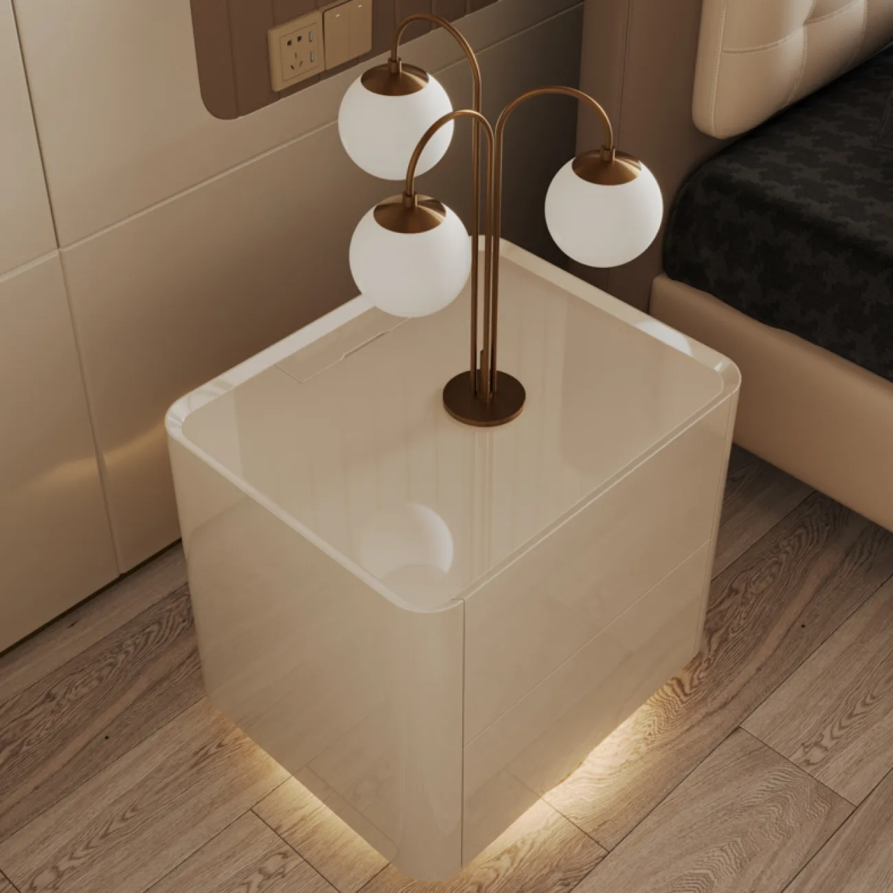 Роскошная прикроватная тумбочка MSS 37372-29 Роскошная прикроватная тумбочка MSS 37372-29