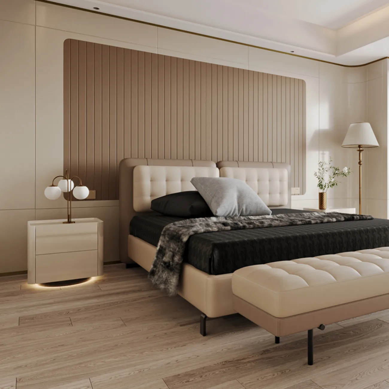 Роскошная прикроватная тумбочка MSS 37372-29 Роскошная прикроватная тумбочка MSS 37372-29