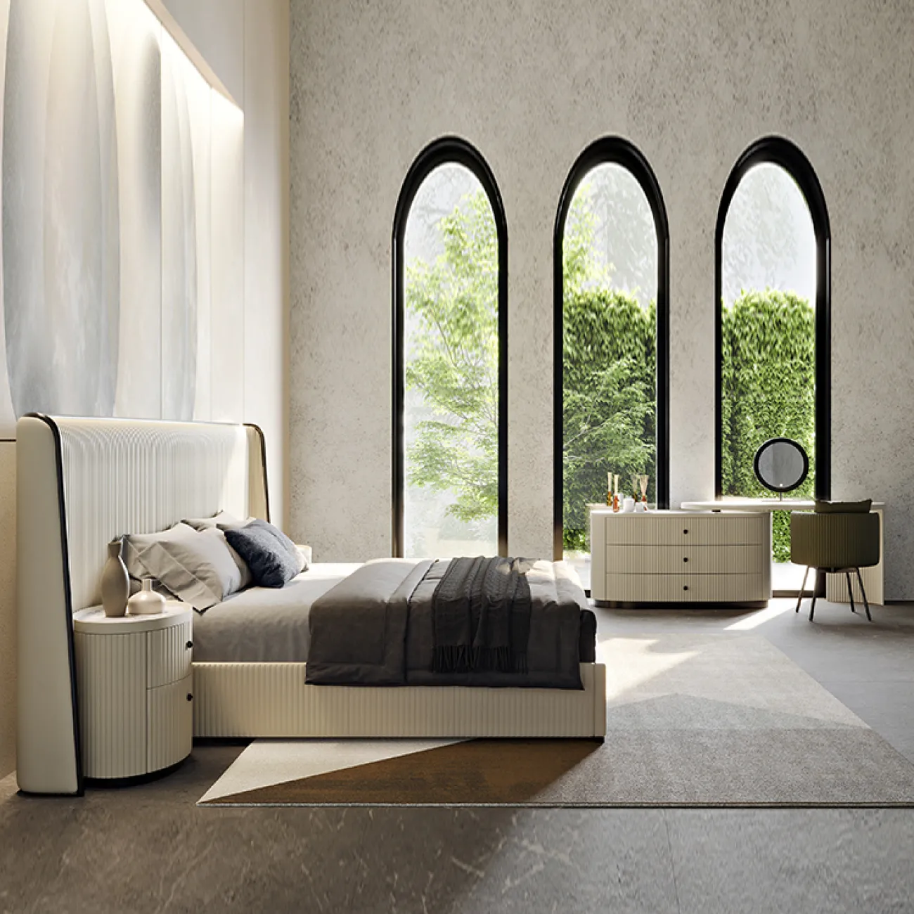 Современный туалетный столик со шкафом MSS 37375-29