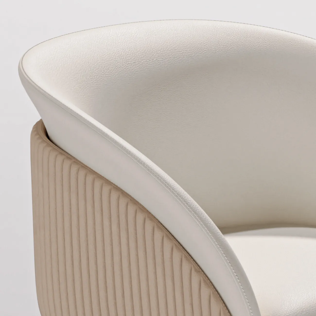 Легкий роскошный обеденный стул бытовой из нержавеющей стали MSS 37376-29