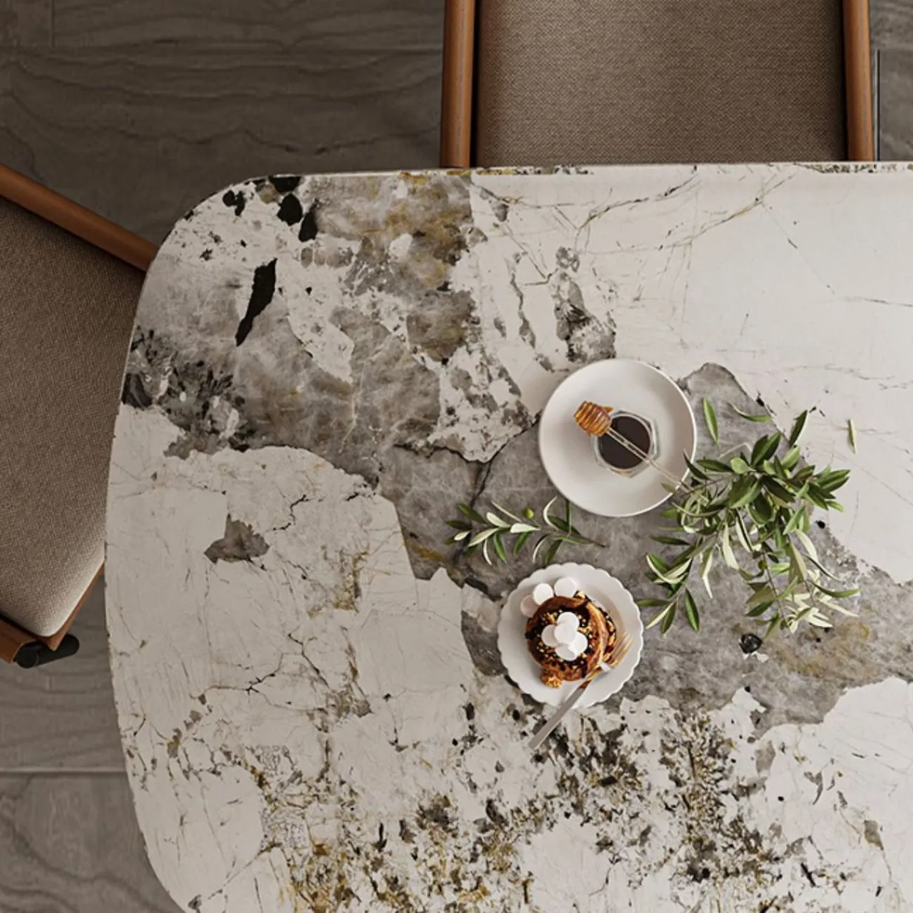 Роскошный мраморный обеденный стол MSS 37379-29 Роскошный мраморный обеденный стол MSS 37379-29