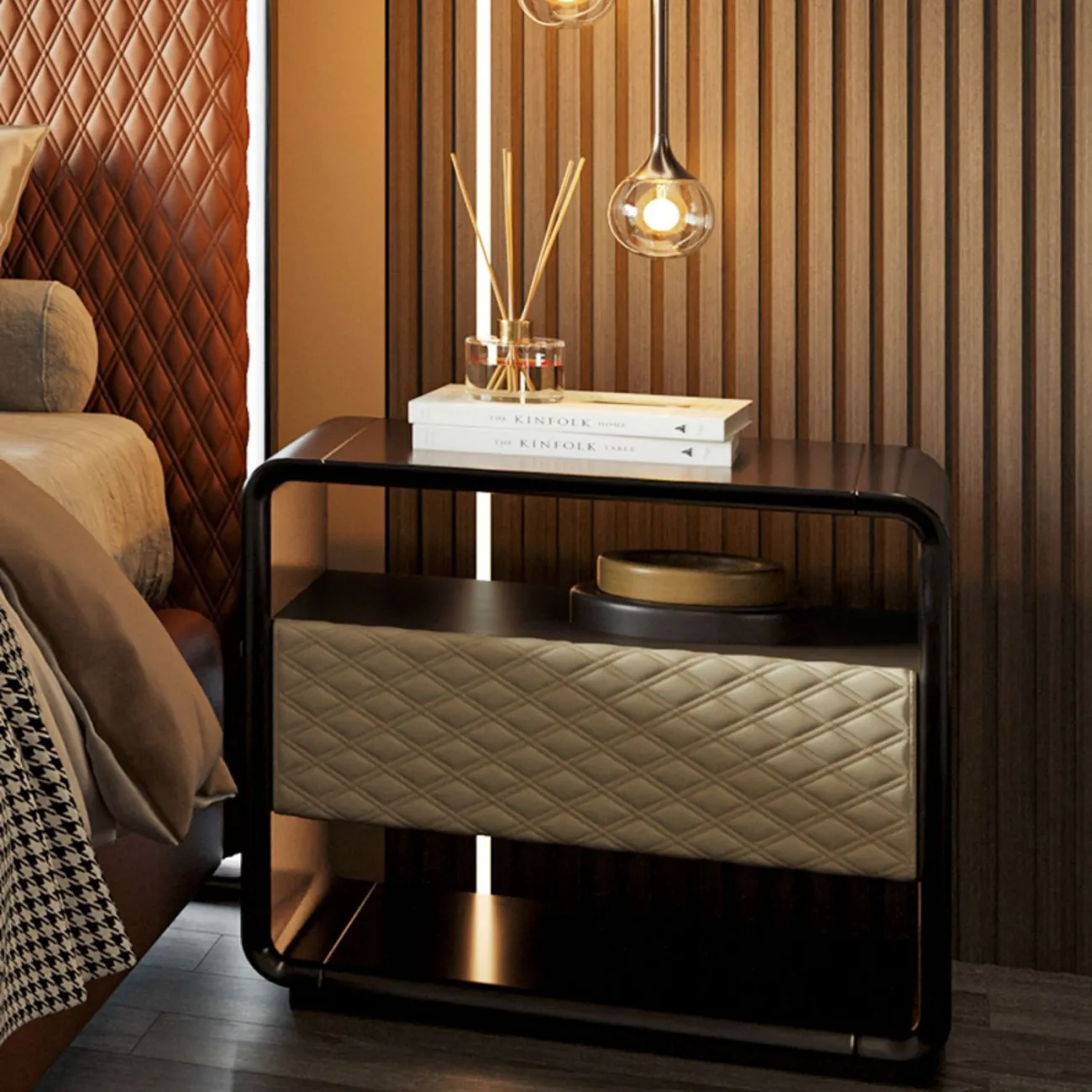 Минималистичная роскошная прикроватная тумбочка MSS 37380-29