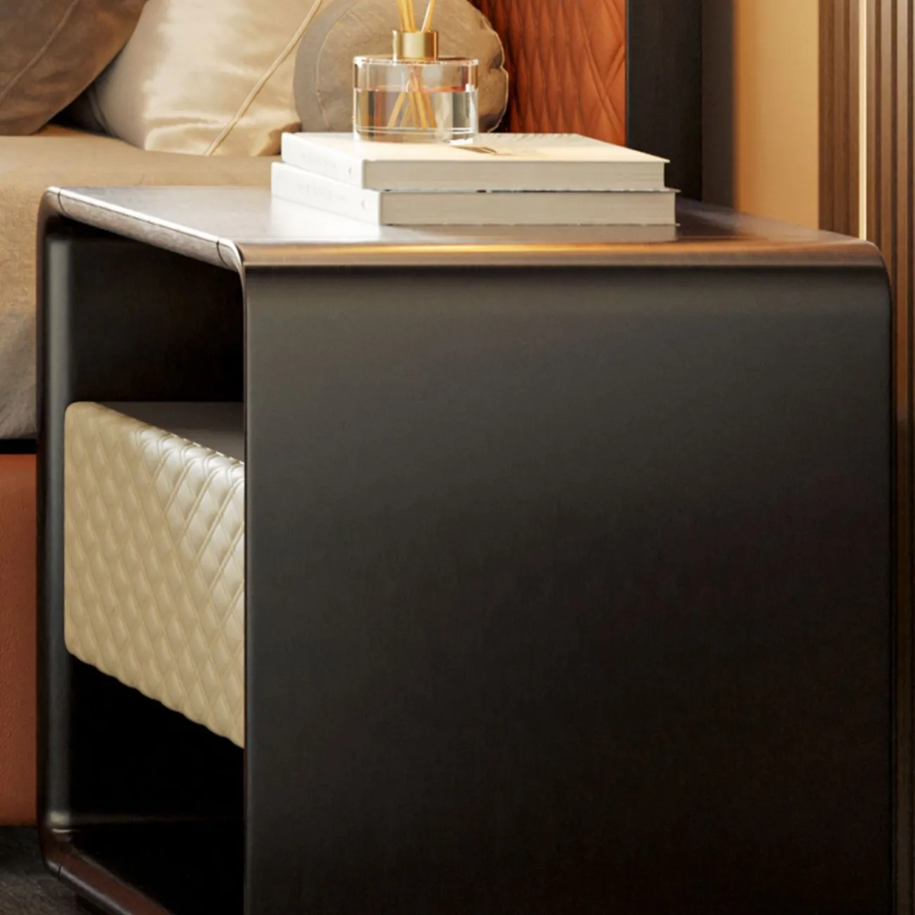 Минималистичная роскошная прикроватная тумбочка MSS 37380-29
