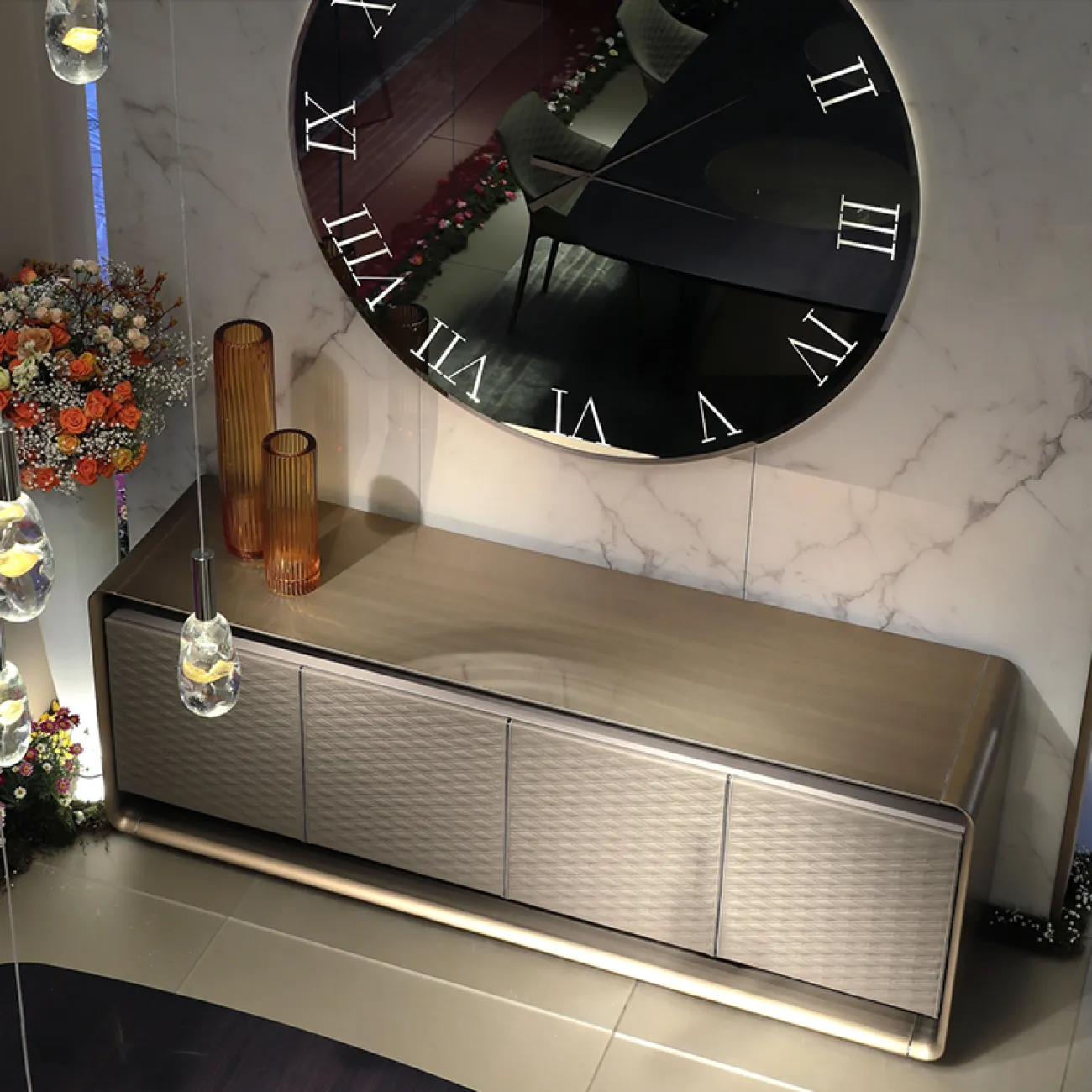 Роскошный дизайнерский ТВ шкаф MSS 37386-29