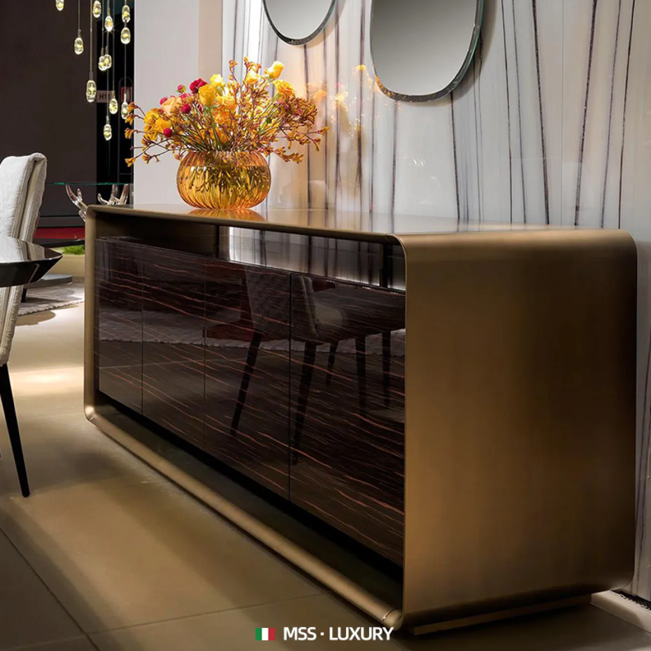 Роскошный дизайнерский ТВ шкаф MSS 37386-29