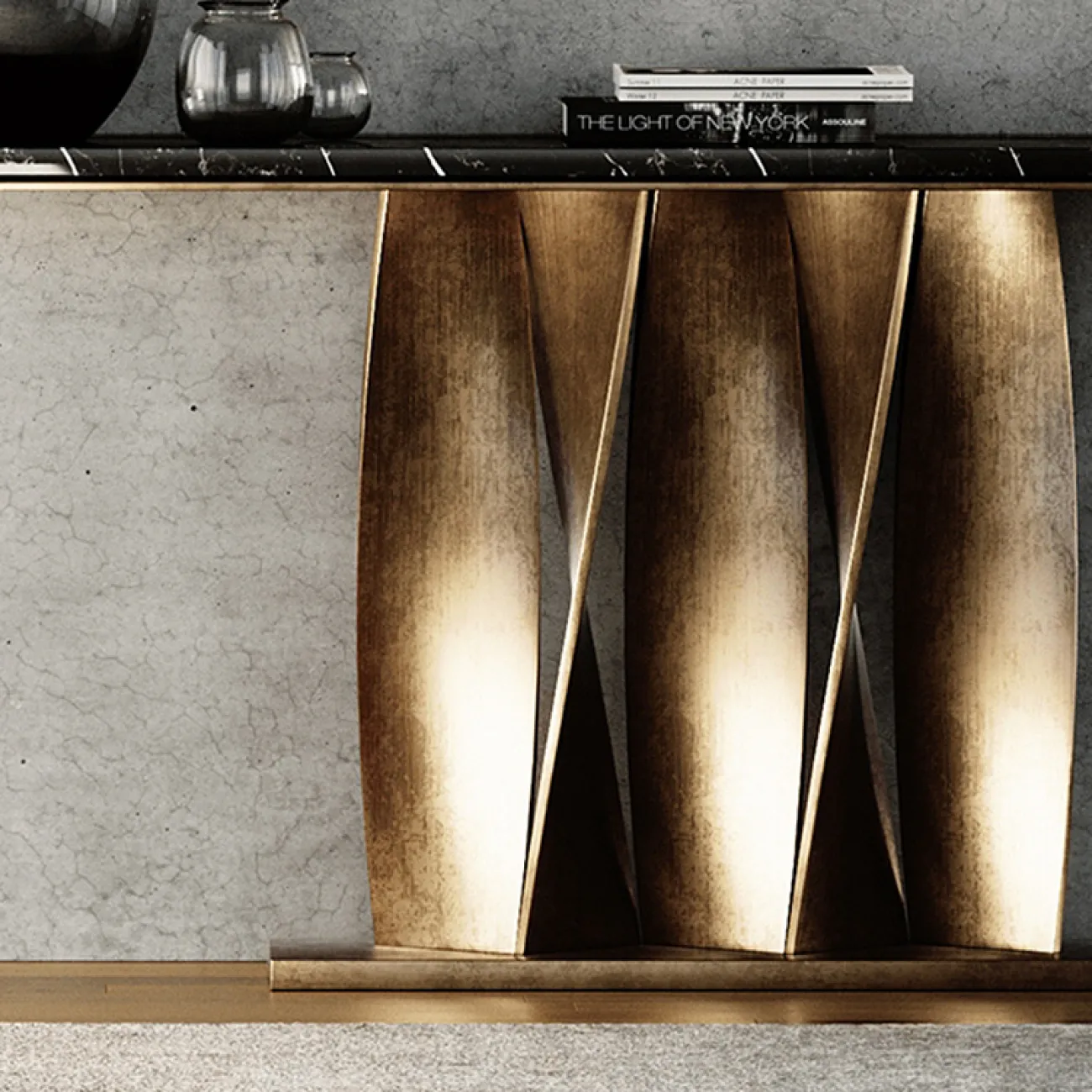 Роскошный консольный столик в итальянском стиле MSS 37388-29