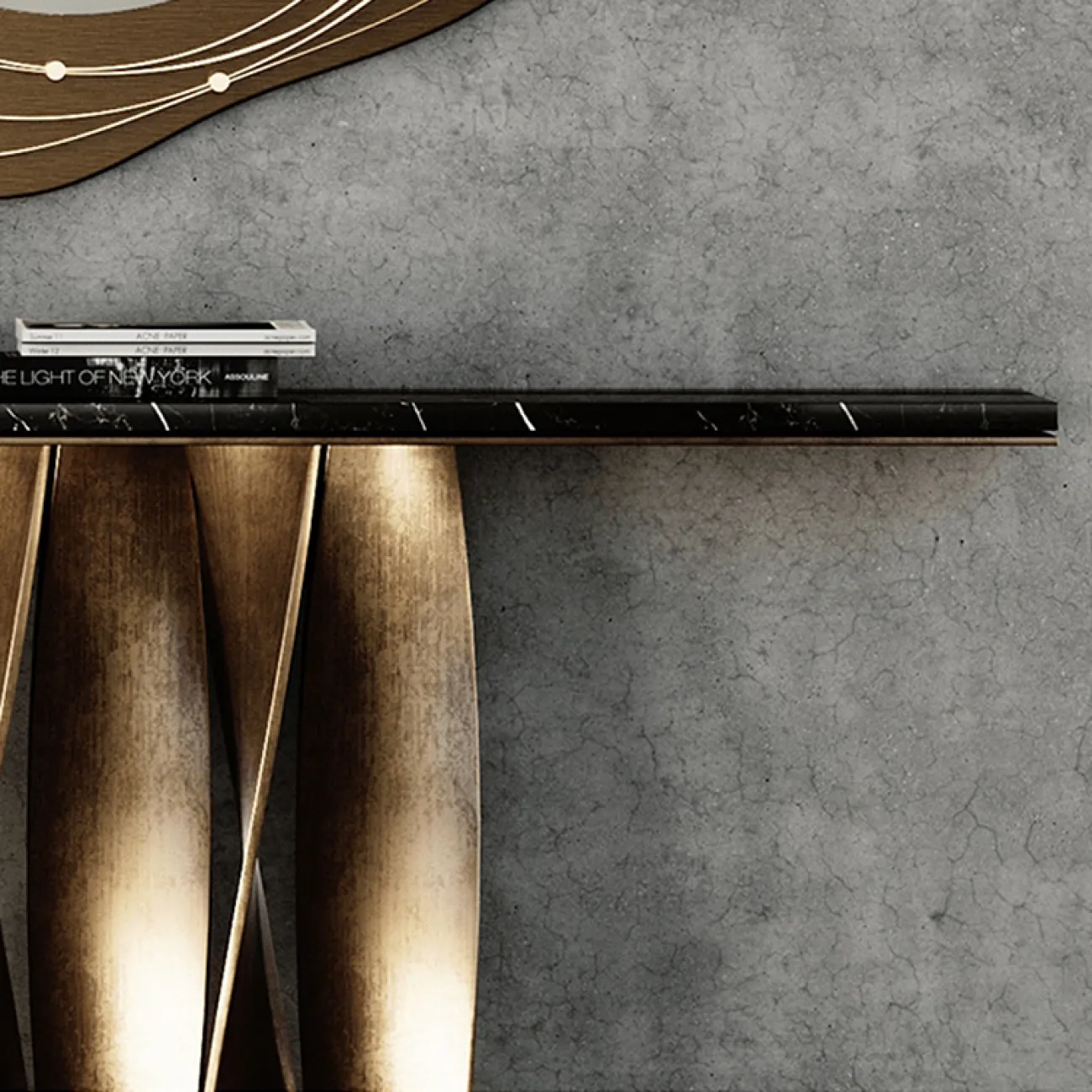 Роскошный консольный столик в итальянском стиле MSS 37388-29