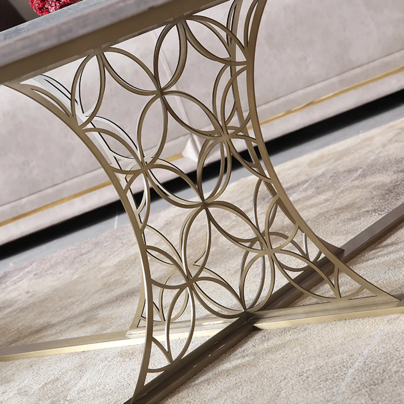 Роскошный журнальный столик из мрамора MSS  37390-29