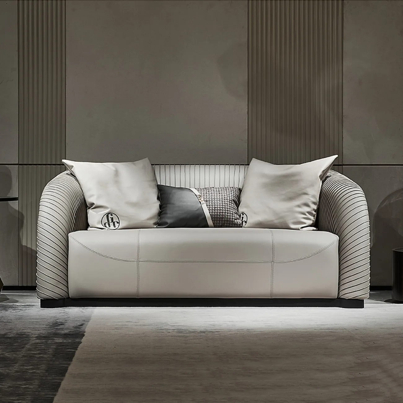 Очаровательный модный кожаный диван MSS 37391-29