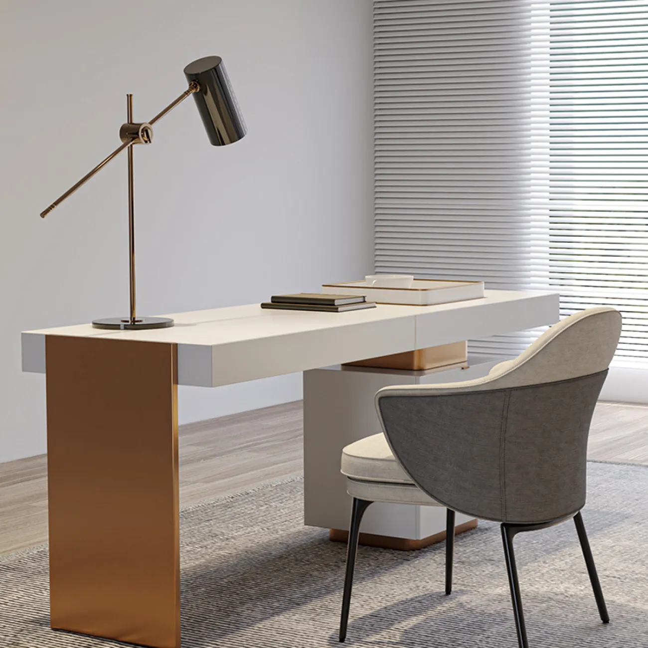 Роскошный современный  письменный стол MSS 37396-29