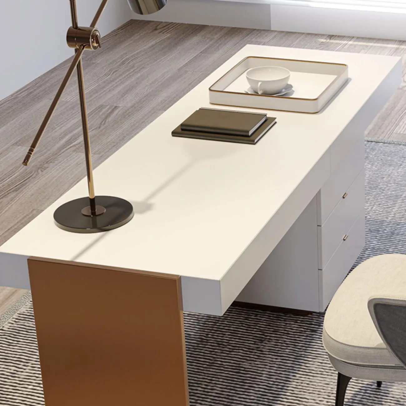 Роскошный современный  письменный стол MSS 37396-29