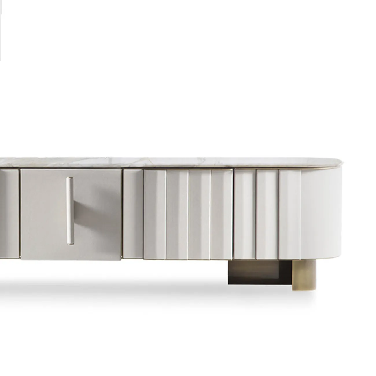 Роскошный ТВ-шкаф из натурального мрамора MSS 37399-29 Роскошный ТВ-шкаф из натурального мрамора MSS 37399-29