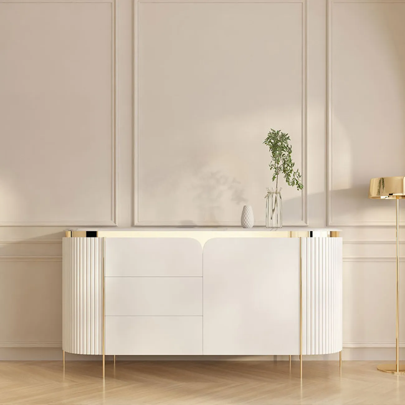 Роскошный гостевой шкаф из мрамора SAN LADING 37401-29