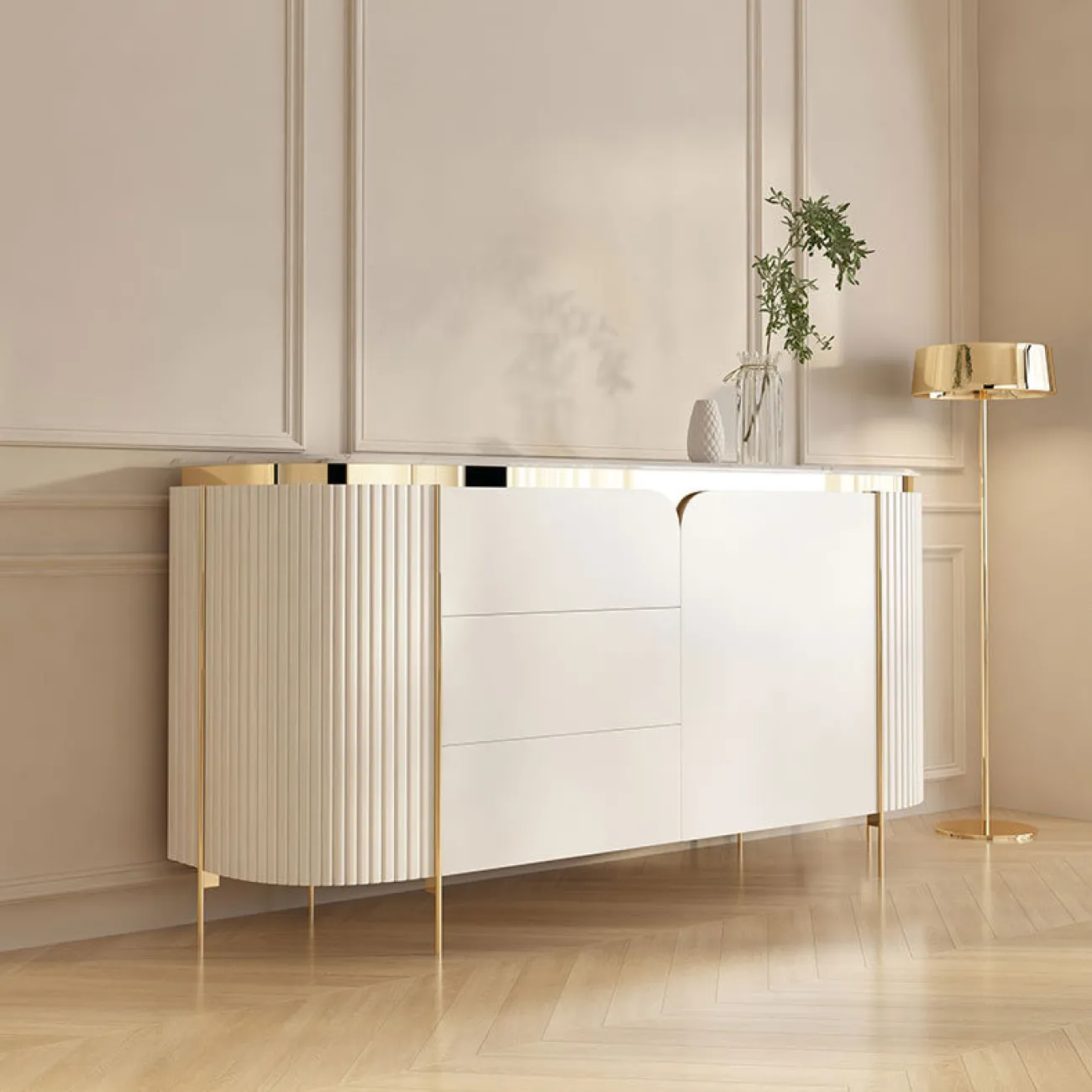 Роскошный гостевой шкаф из мрамора SAN LADING 37401-29