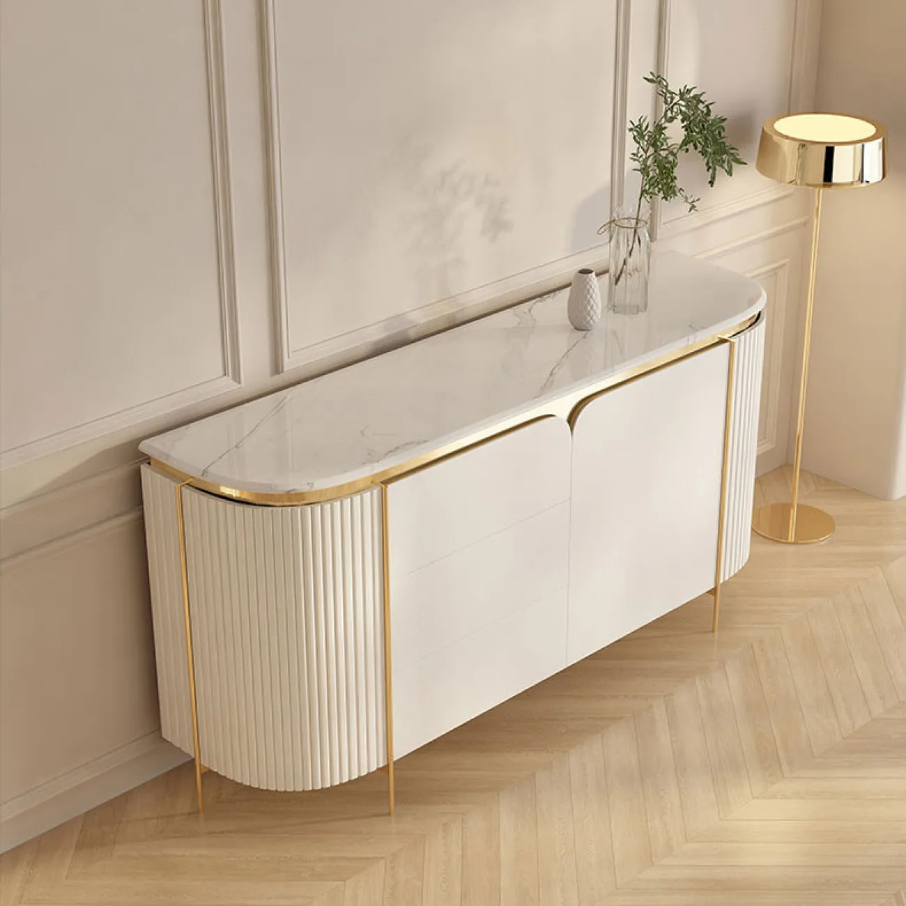 Роскошный гостевой шкаф из мрамора SAN LADING 37401-29