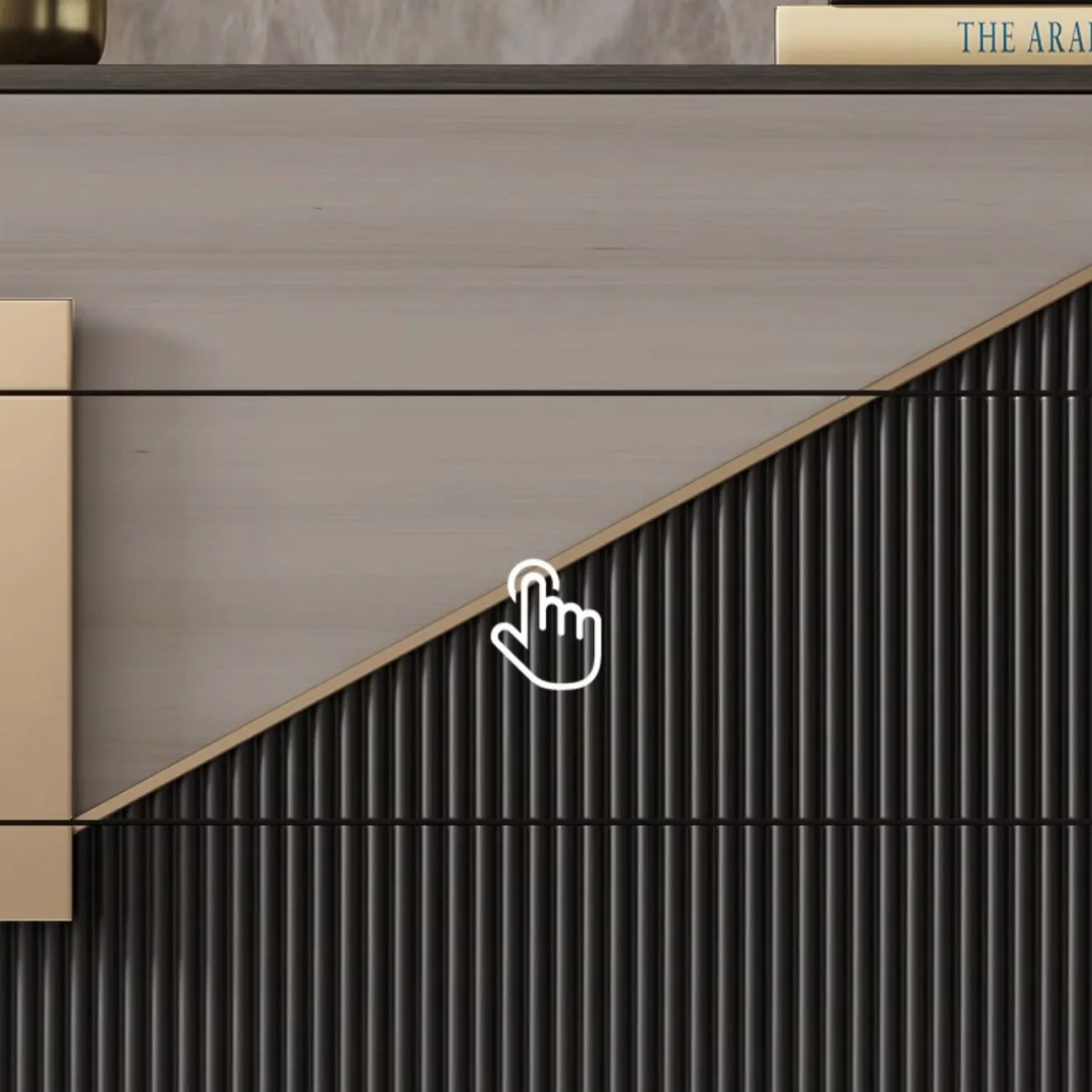 Роскошный комод для входной группы из массива дерева SAN LADING 37402-29