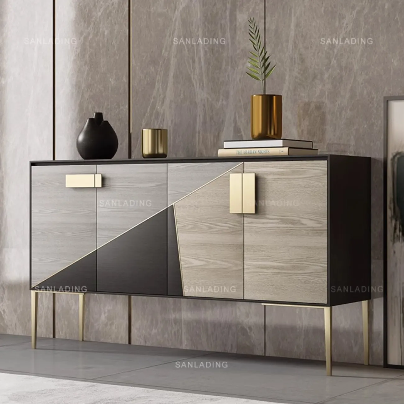 Роскошный современный буфет из массива дерева SAN LADING 37405-29