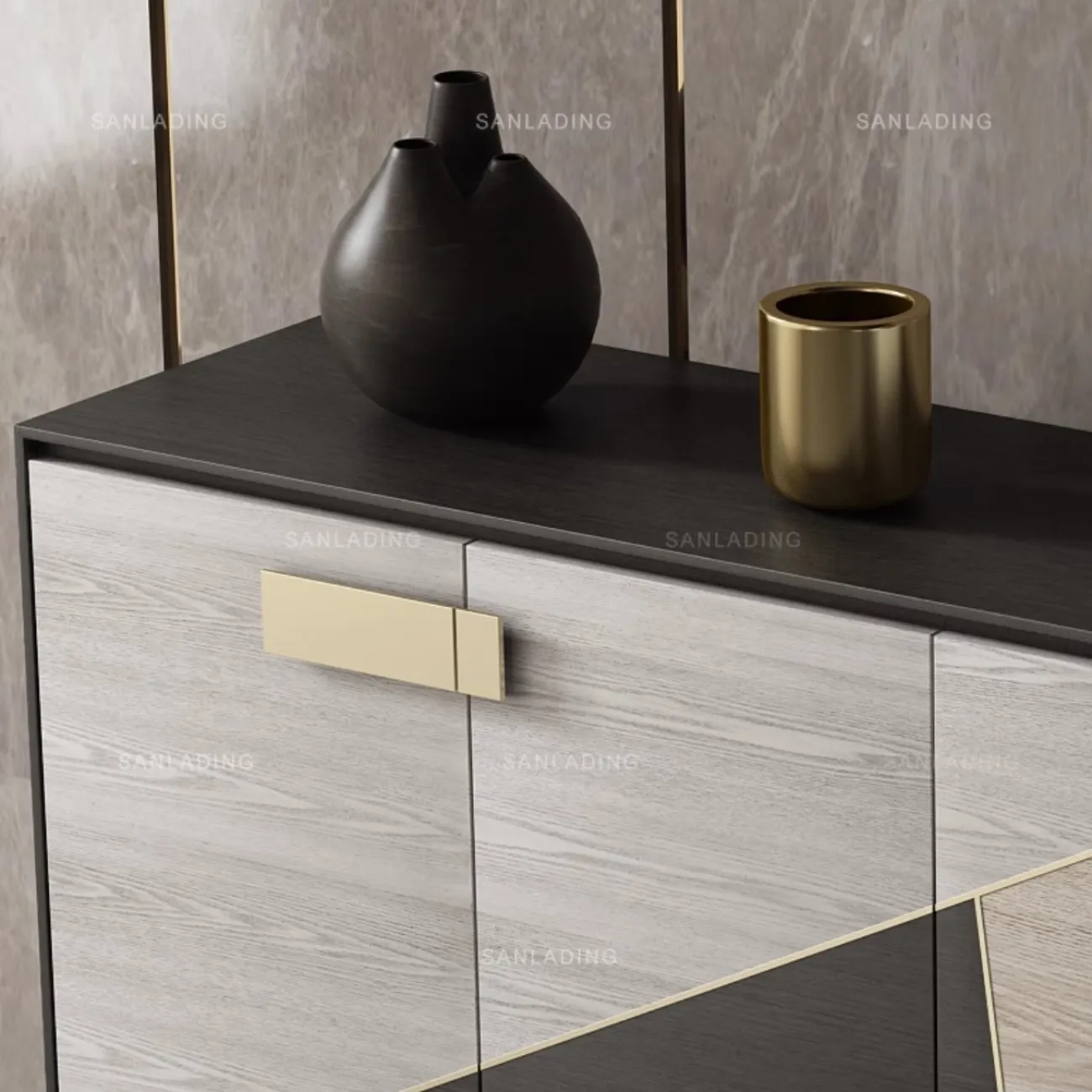 Роскошный современный буфет из массива дерева SAN LADING 37405-29