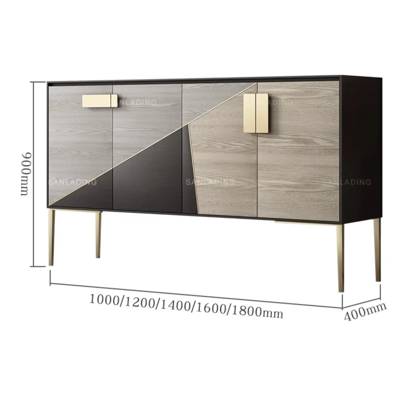 Роскошный современный буфет из массива дерева SAN LADING 37405-29