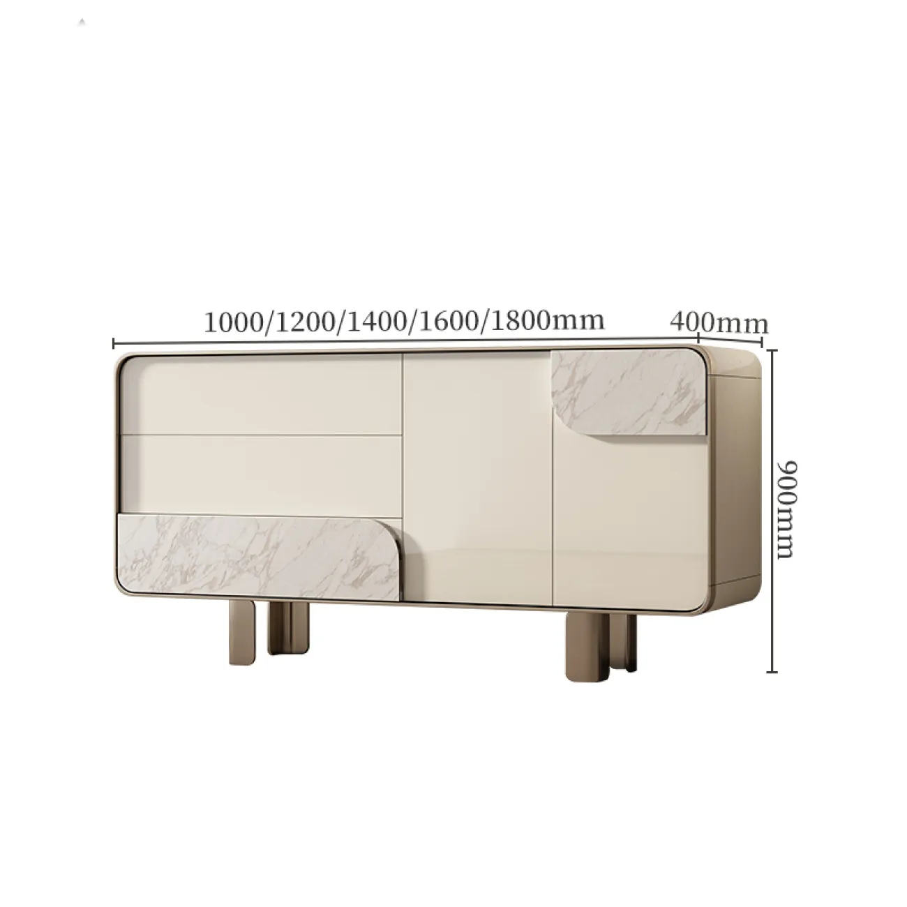 Светлый роскошный чайный шкаф SAN LADING 37406-29