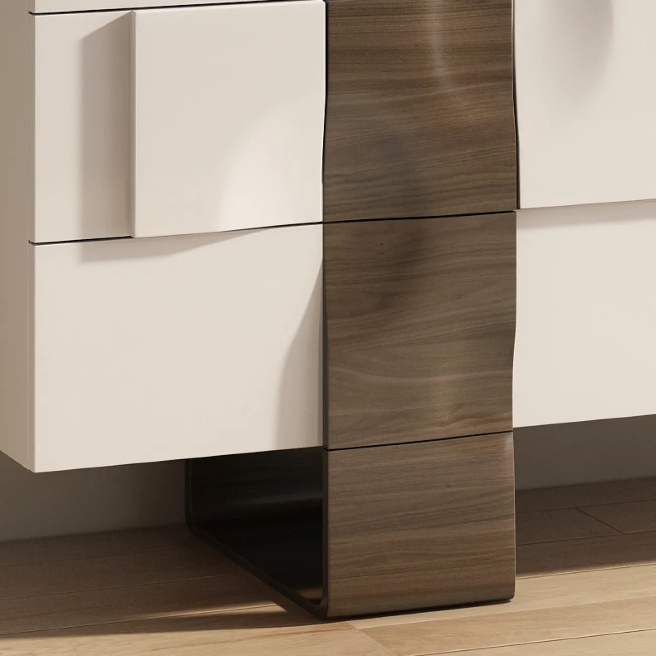 Итальянский минималистский комод из массива дерева SAN LADING 37407-29