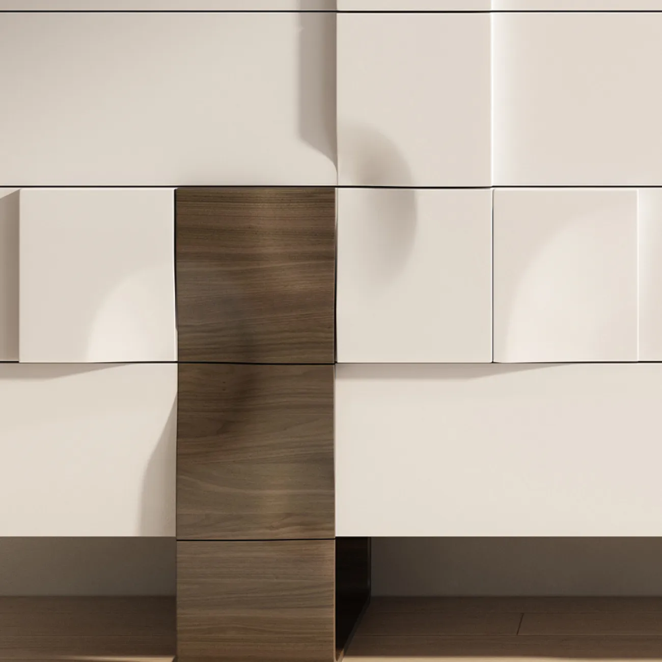 Итальянский минималистский комод из массива дерева SAN LADING 37407-29