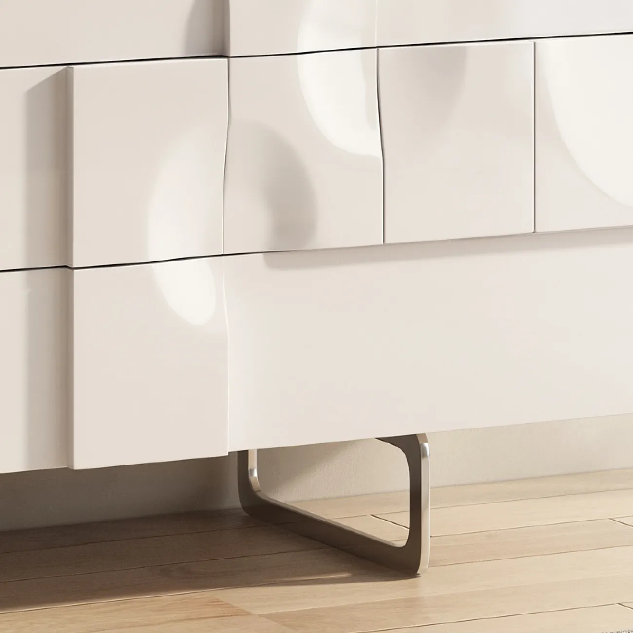 Итальянский минималистский комод из массива дерева SAN LADING 37407-29